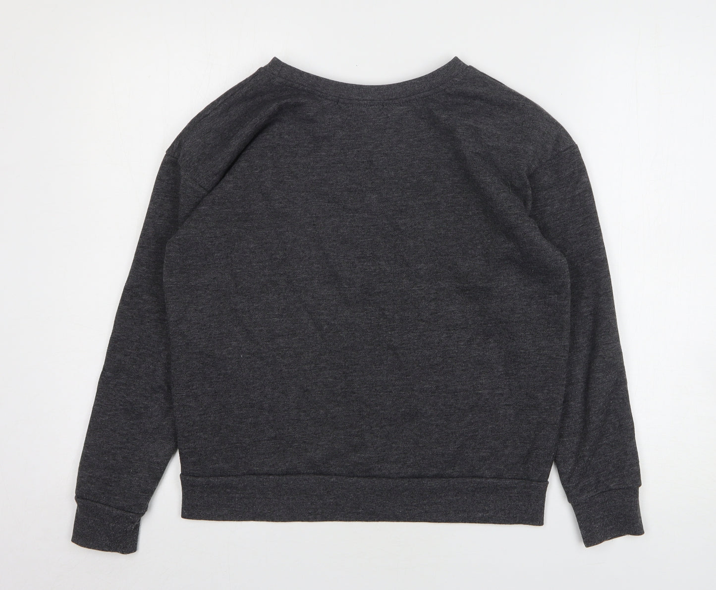 Atmosphere Womens Grey Polyester Pullover Sweatshirt Size 8