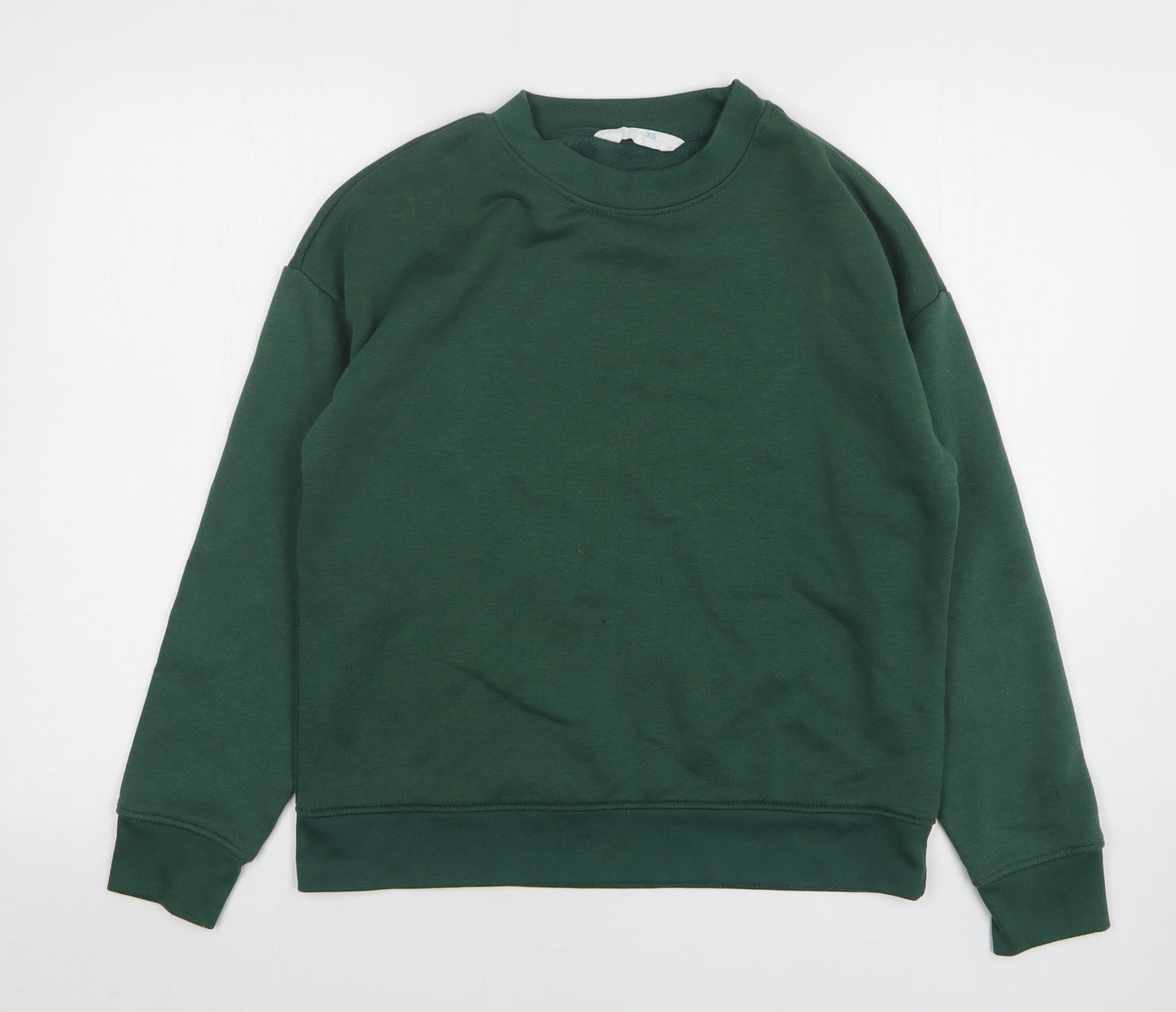 Primark Womens Green Polyester Pullover Sweatshirt Size 6