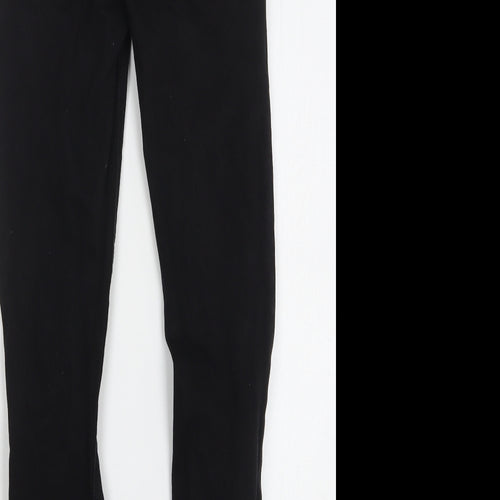 Denim & Co. Womens Black Cotton Skinny Jeans Size 8 L27 in Regular