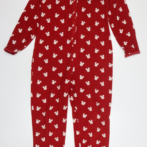 Disney Womens Red Geometric Polyester Kaftan One Piece Size 8