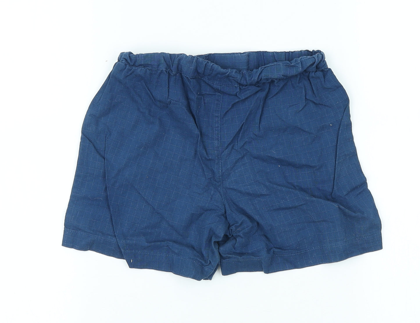 ENRG Boys Blue Cotton Utility Shorts Size 4-5 Years Regular