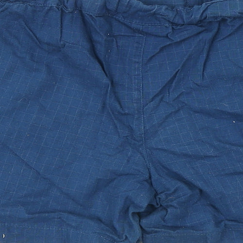 ENRG Boys Blue Cotton Utility Shorts Size 4-5 Years Regular