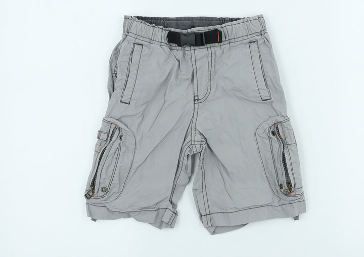 Gap Boys Grey 100% Cotton Cargo Shorts Size 5 Years Regular