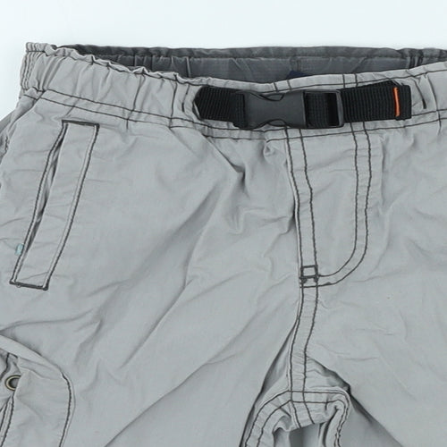 Gap Boys Grey 100% Cotton Cargo Shorts Size 5 Years Regular