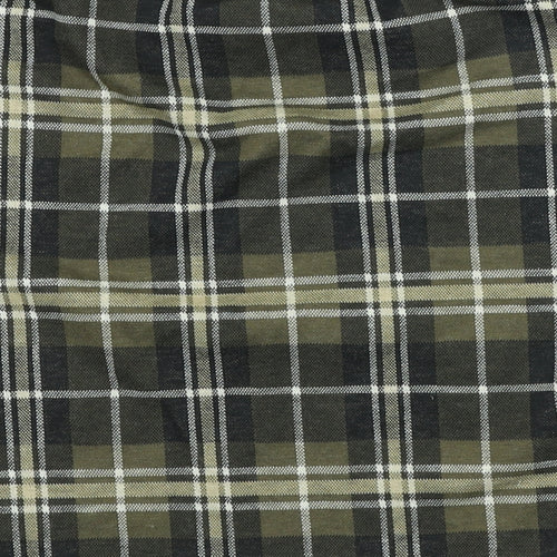 Select Womens Green Plaid Polyester Straight & Pencil Skirt Size 12