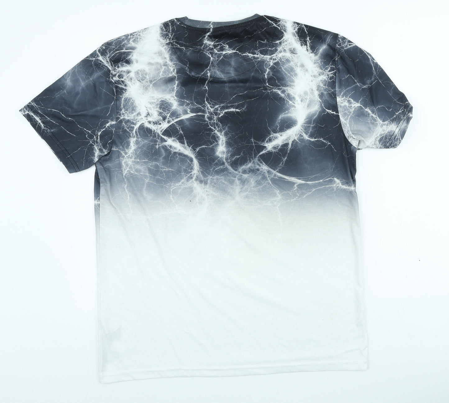 Firetrap Mens Multicoloured Polyester T-Shirt Size L Crew Neck