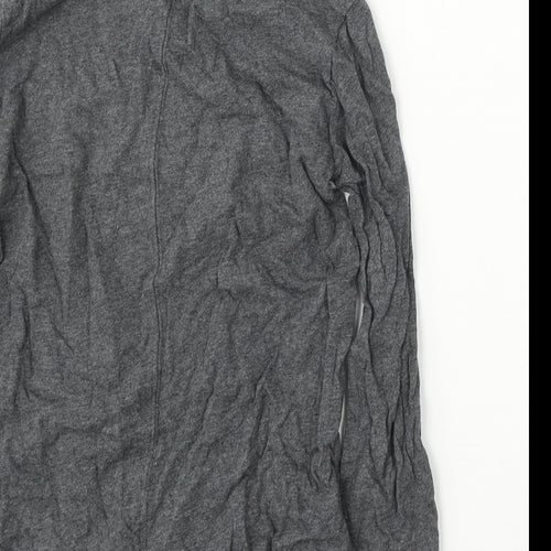 TU Girls Grey Cotton Basic T-Shirt Size 10 Years Round Neck - smile