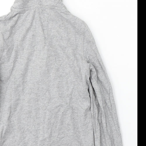 Sports essentials Womens Grey Cotton Full Zip Hoodie Size XS