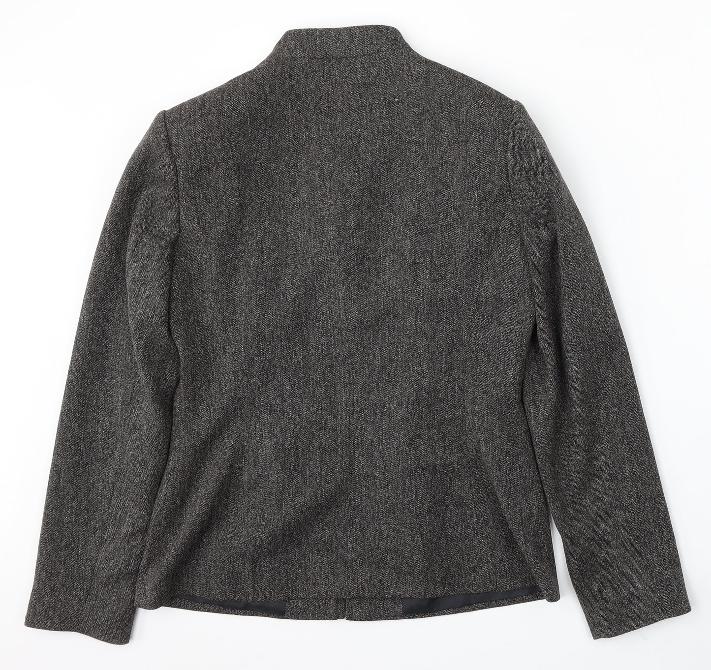 Mackays Womens Grey Jacket Size 12 Zip