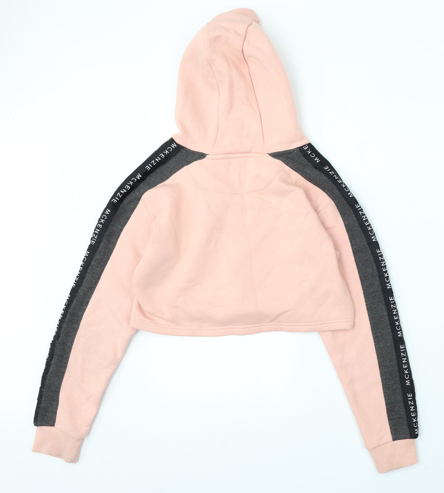 McKenzie Girls Pink Cotton Pullover Hoodie Size 12-13 Years