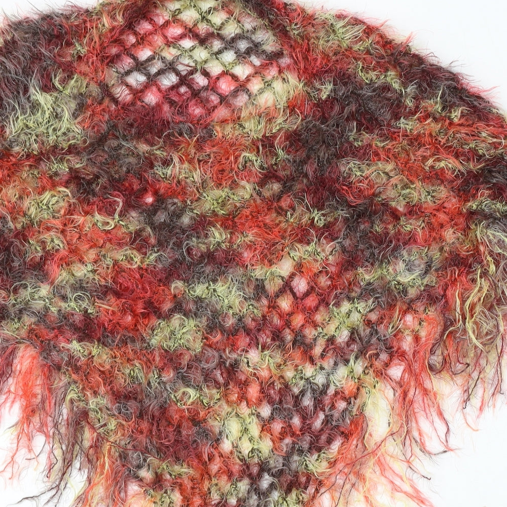 Preworn Womens Multicoloured Round Neck Acrylic Pullover Jumper One Size