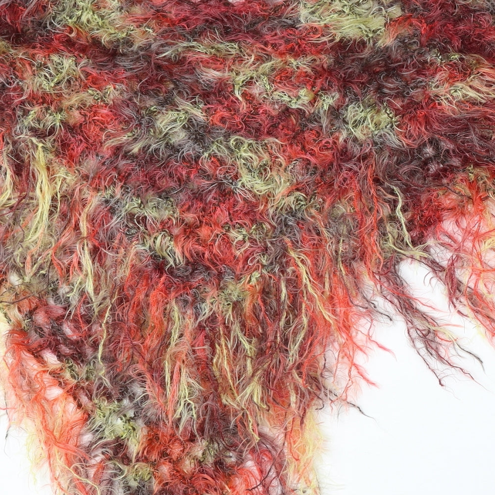 Preworn Womens Multicoloured Round Neck Acrylic Pullover Jumper One Size