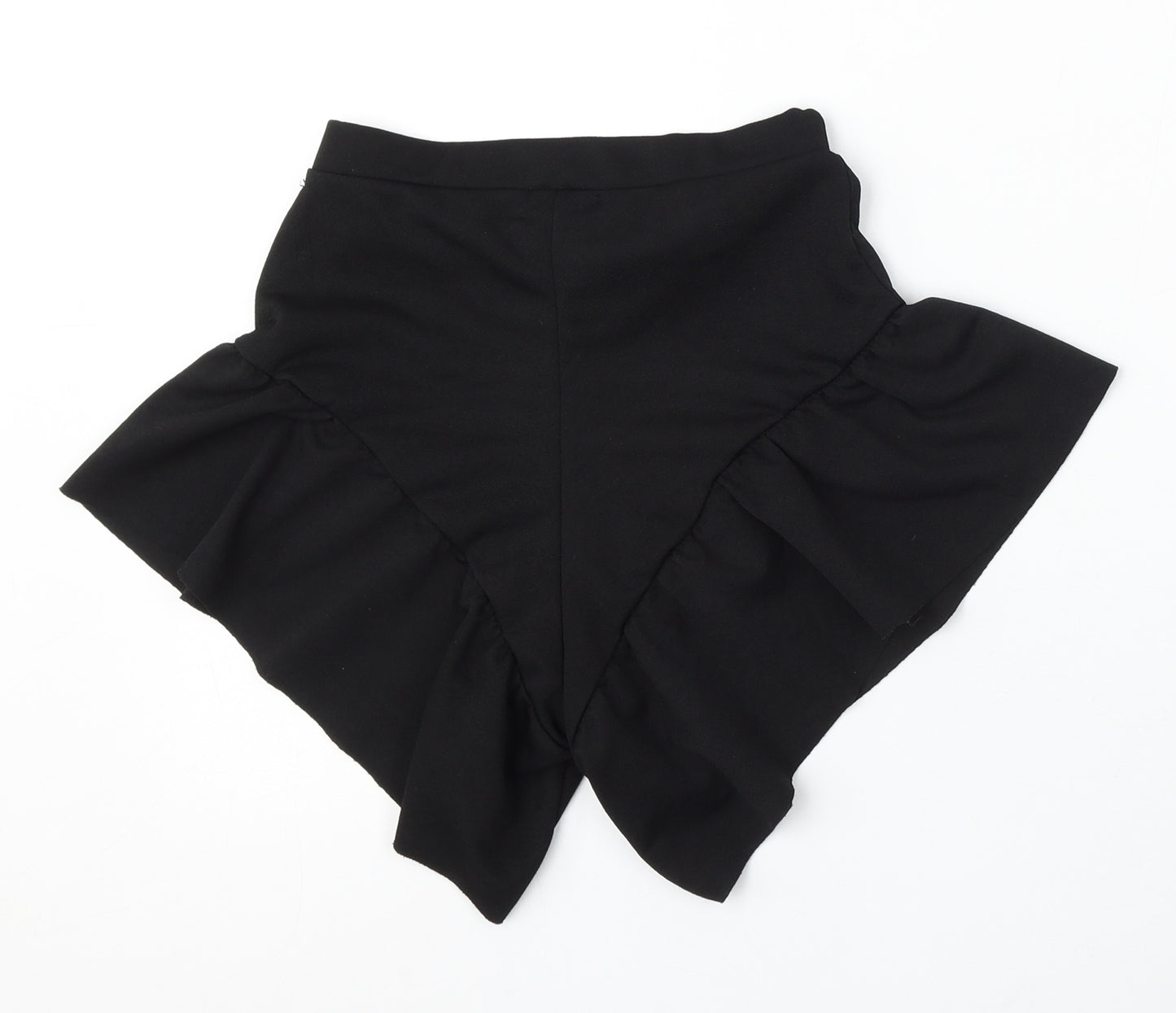 PRETTYLITTLETHING Womens Black Polyester Bermuda Shorts Size 6 L4 in Regular
