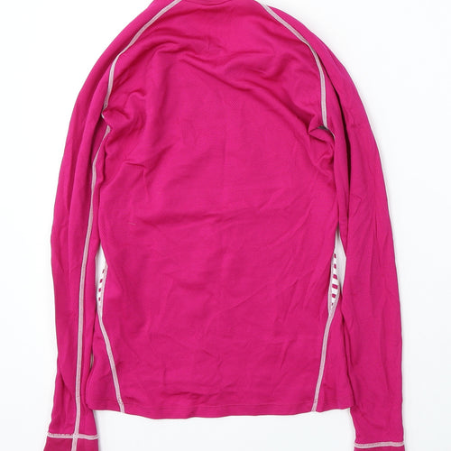 Helly Hansen Womens Pink Polypropylene Basic T-Shirt Size S Round Neck