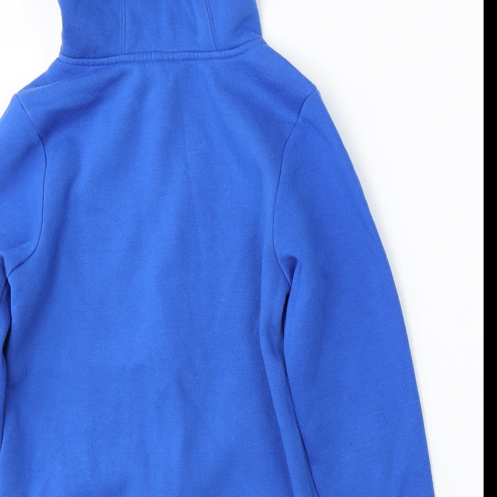 Slazenger Boys Blue Polyester Full Zip Hoodie Size 11-12 Years Zip