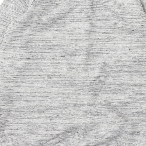 Nutmeg Girls Grey Cotton Pullover Hoodie Size 11-12 Years