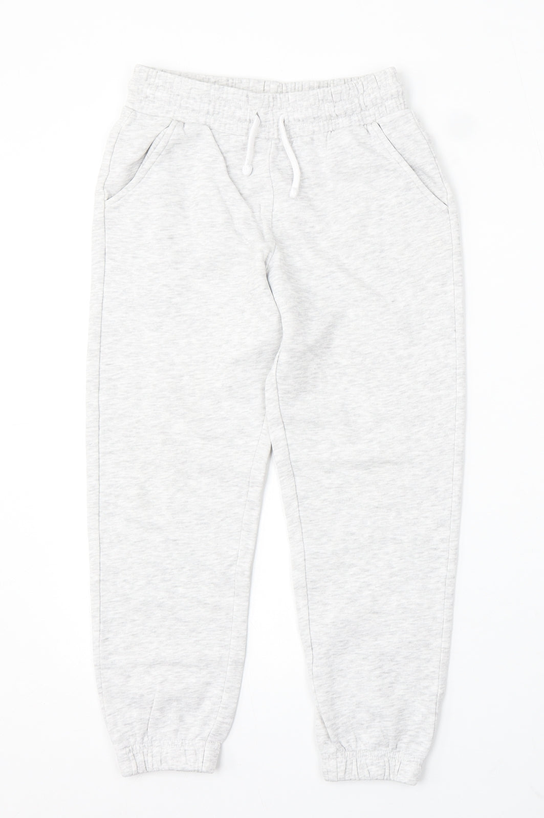 George Girls Grey Cotton Jogger Trousers Size 9-10 Years Regular