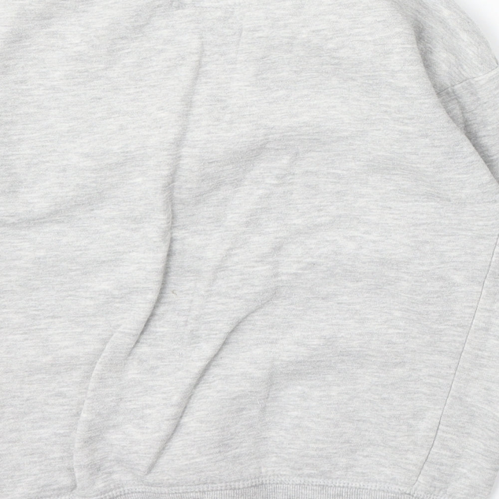 Primark Girls Grey Cotton Pullover Sweatshirt Size 8-9 Years - Unicorn
