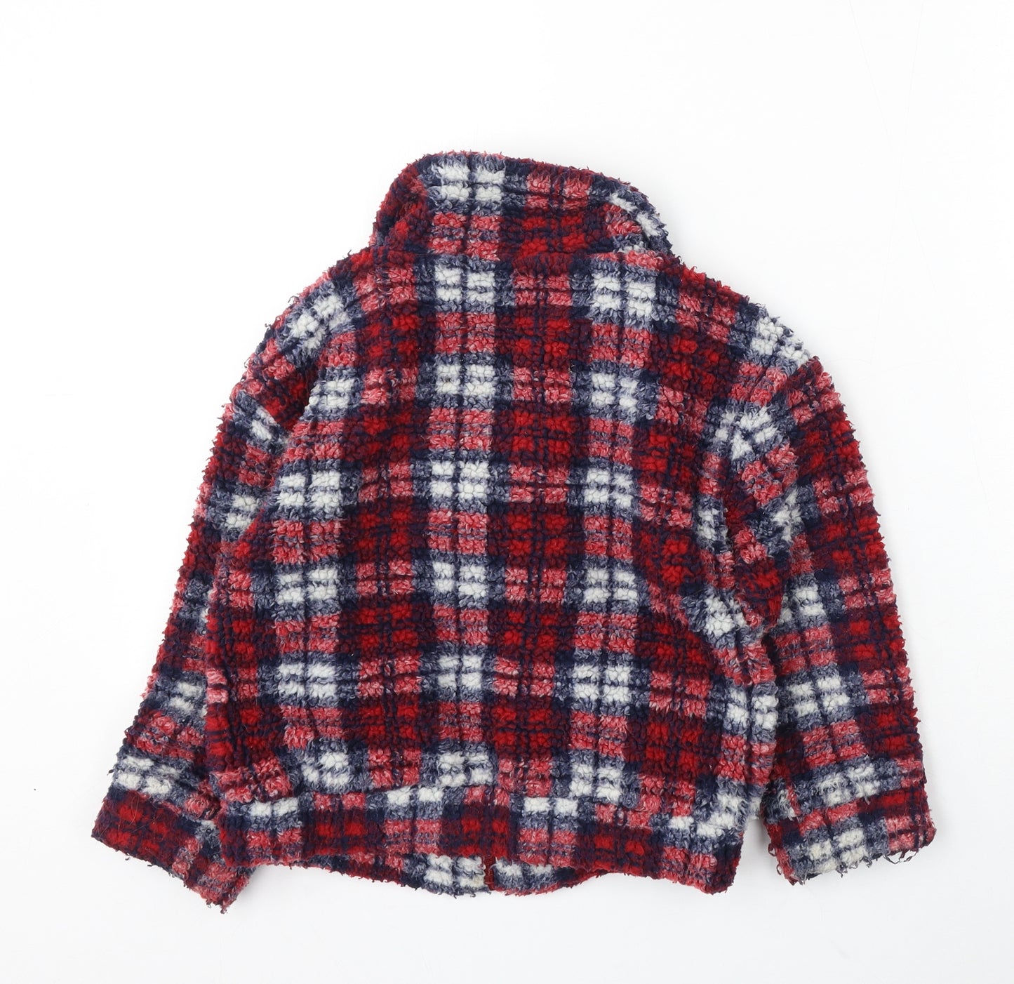 NEXT Girls Multicoloured Plaid Jacket Coat Size 6 Years