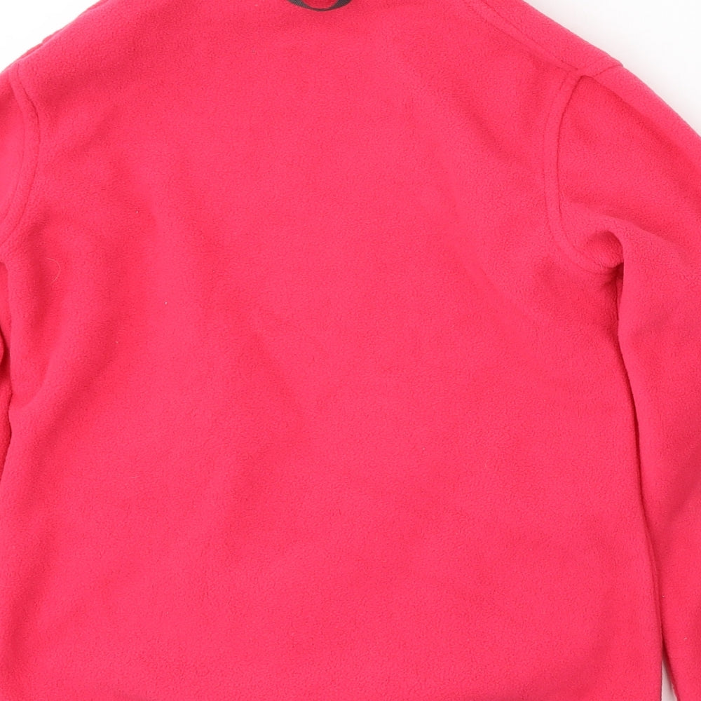 Peter Storm Girls Pink Polyester Full Zip Sweatshirt Size 9-10 Years Zip