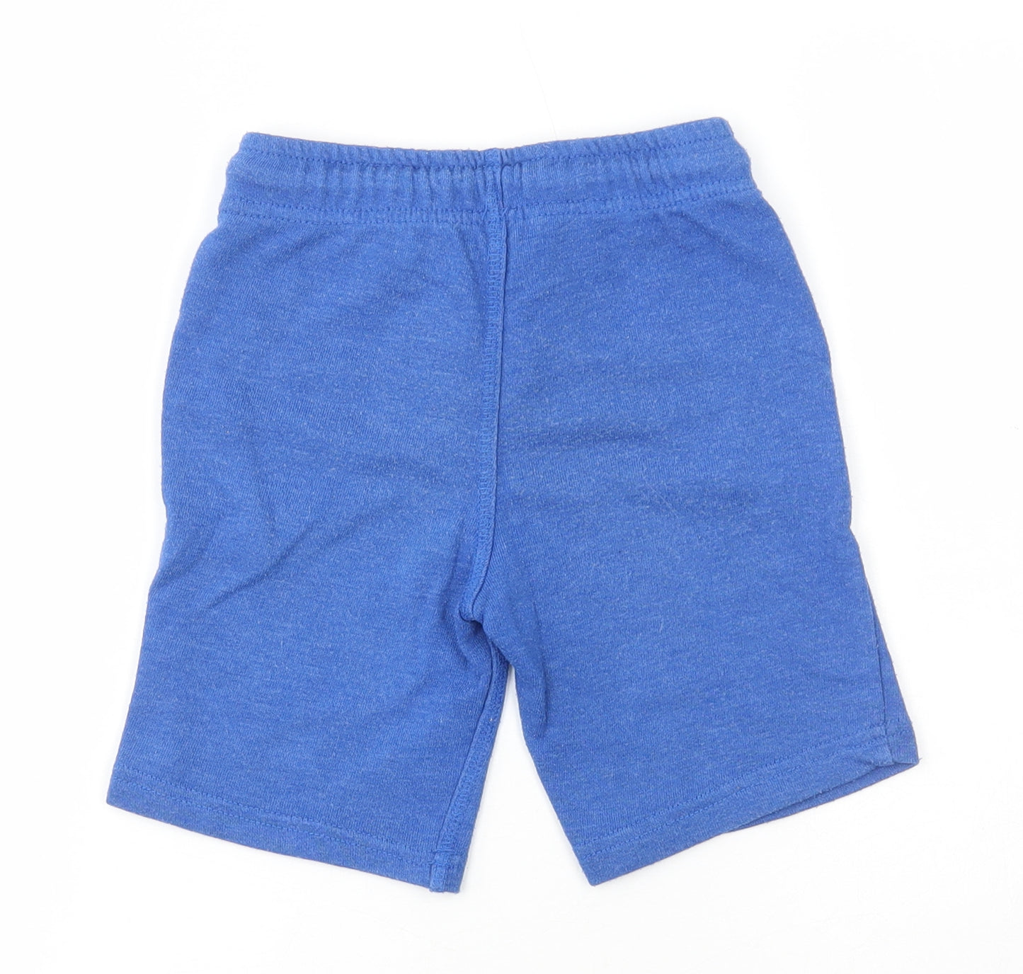 F&F Boys Blue Cotton Sweat Shorts Size 5-6 Years Regular