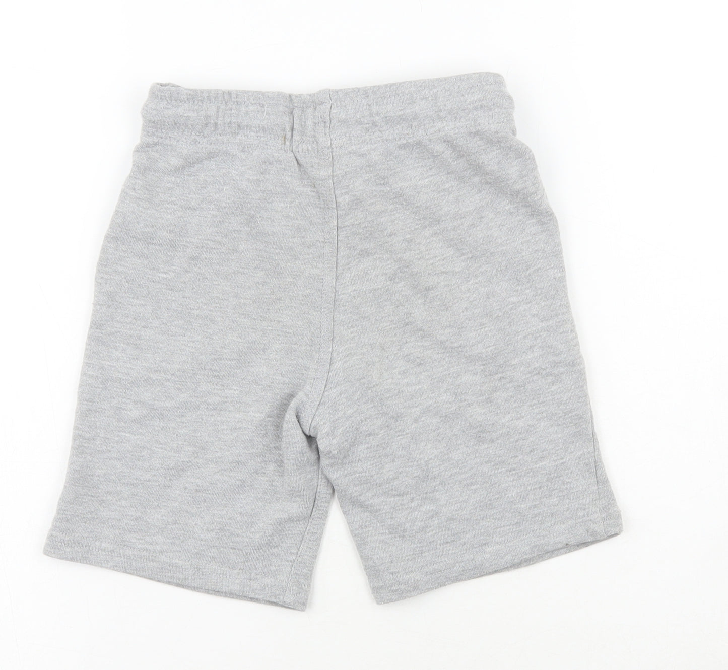 F&F Boys Grey Cotton Sweat Shorts Size 5-6 Years Regular