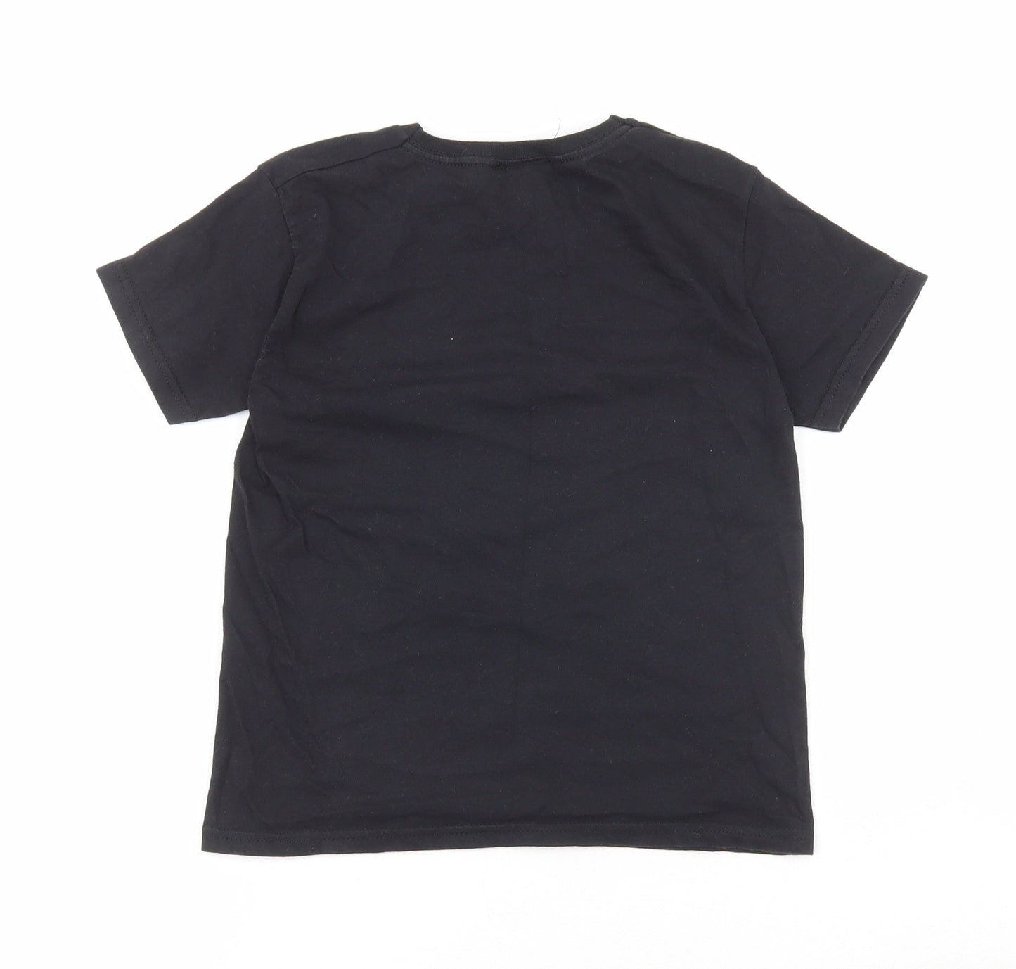 Urban Outlaws Boys Black Cotton Basic T-Shirt Size 5-6 Years Round Neck - Xbox