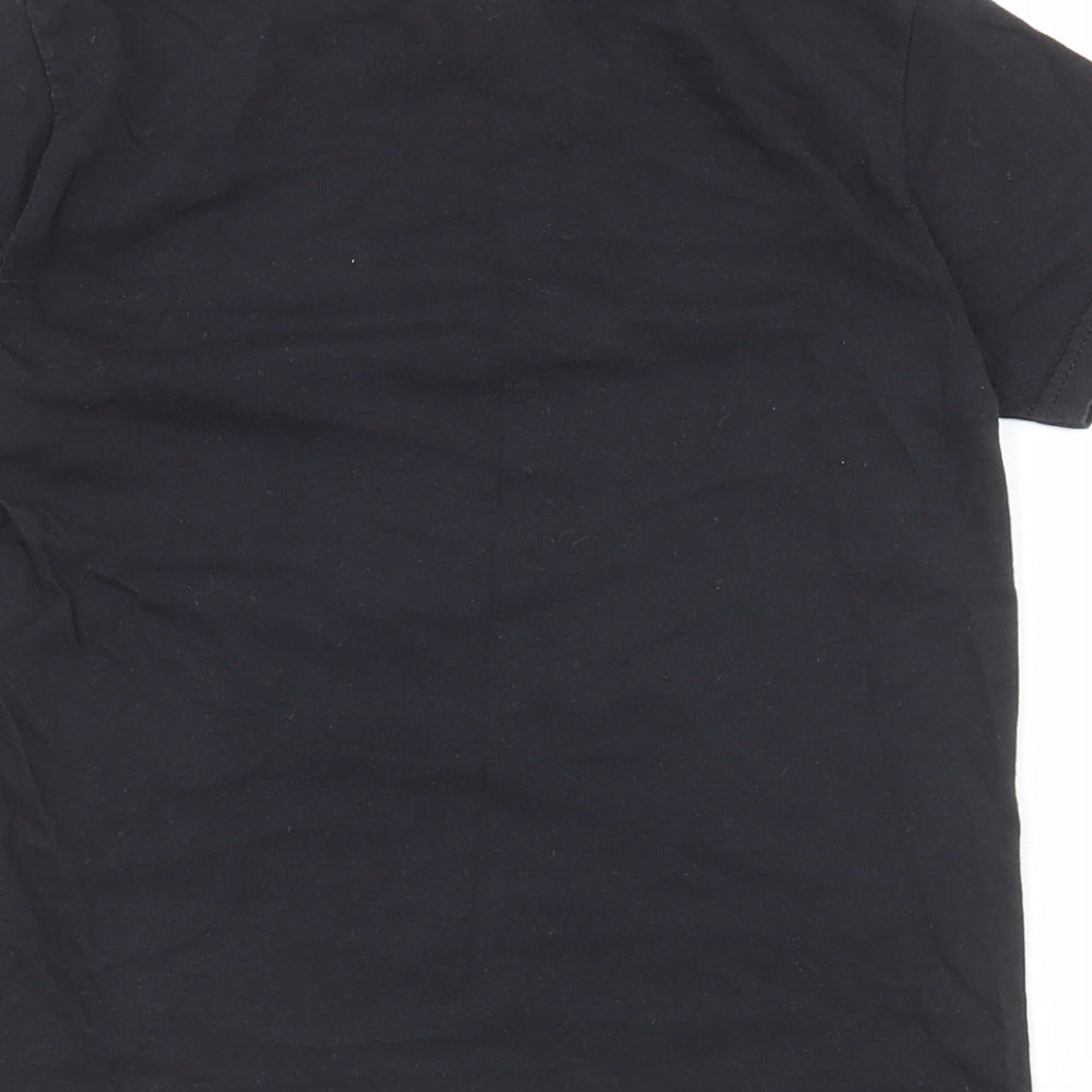 Urban Outlaws Boys Black Cotton Basic T-Shirt Size 5-6 Years Round Neck - Xbox