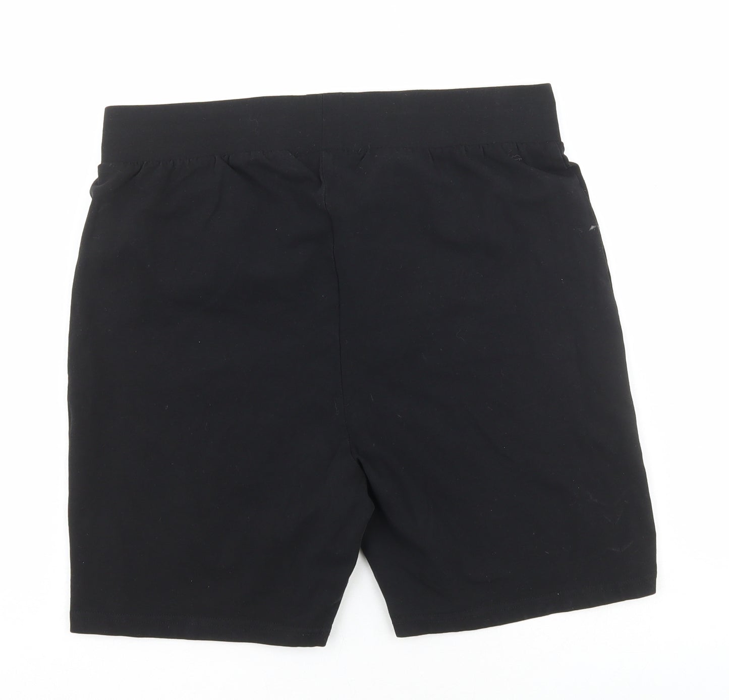 Missguided Womens Black Cotton Sweat Shorts Size 16 L6 in Regular