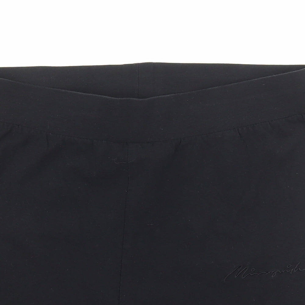 Missguided Womens Black Cotton Sweat Shorts Size 16 L6 in Regular