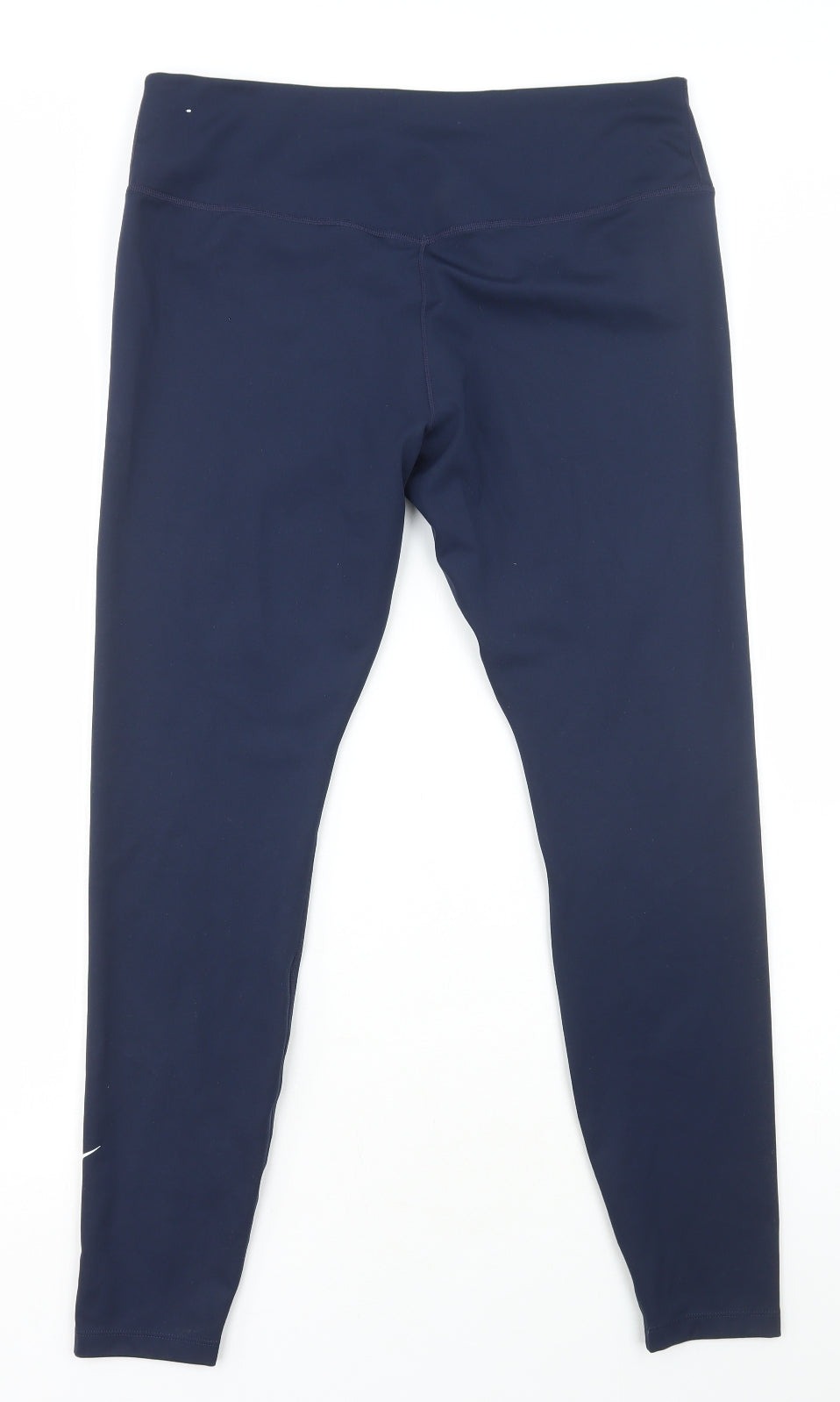 Nike Womens Blue Polyester Sweatpants Leggings Size XL L28 in Regular