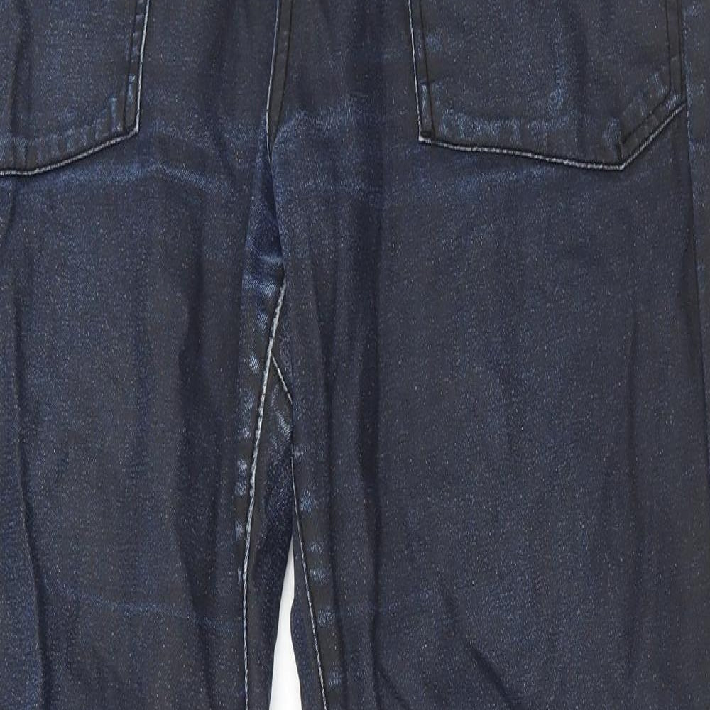 Denim & Co. Mens Blue Cotton Straight Jeans Size 34 in L32 in Regular