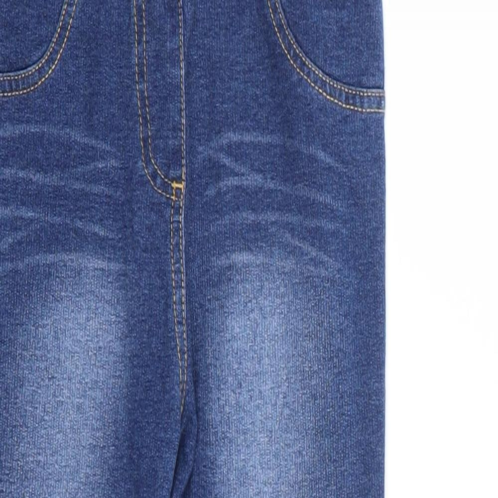 NEXT Girls Blue Cotton Jegging Jeans Size 5-6 Years Regular