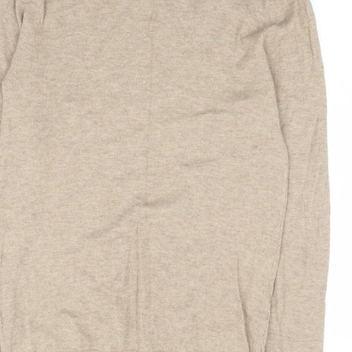 ASOS Mens Brown Round Neck Nylon Pullover Jumper Size M