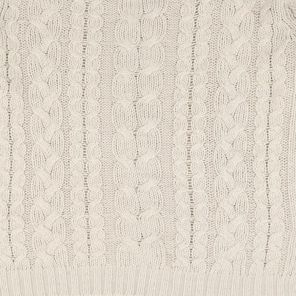 Primark Womens Beige Round Neck Acrylic Pullover Jumper Size 14