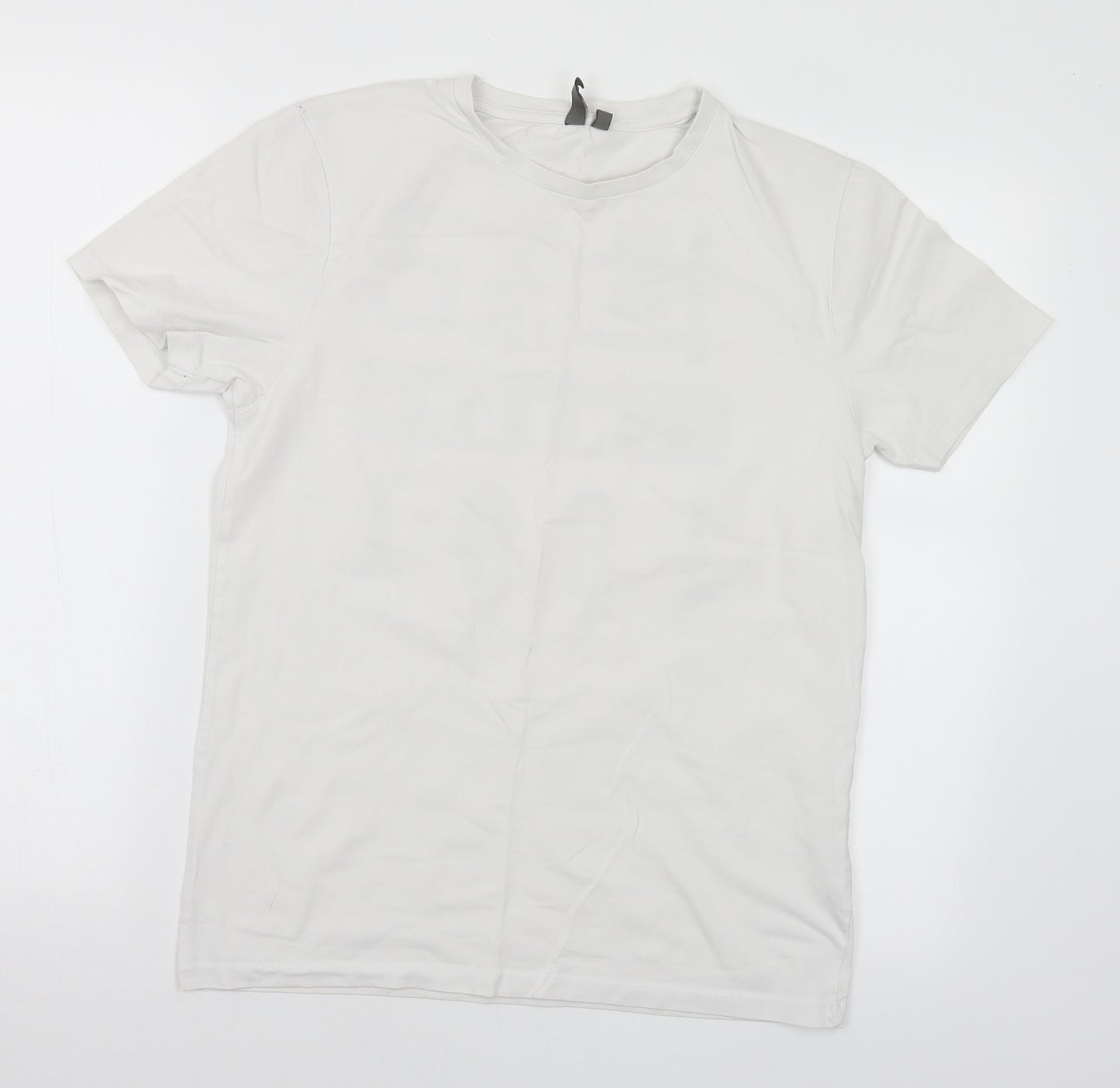 ASOS Mens White Cotton T-Shirt Size M Crew Neck