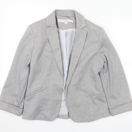 Miss Selfridge Womens Grey Polyester Jacket Suit Size 10