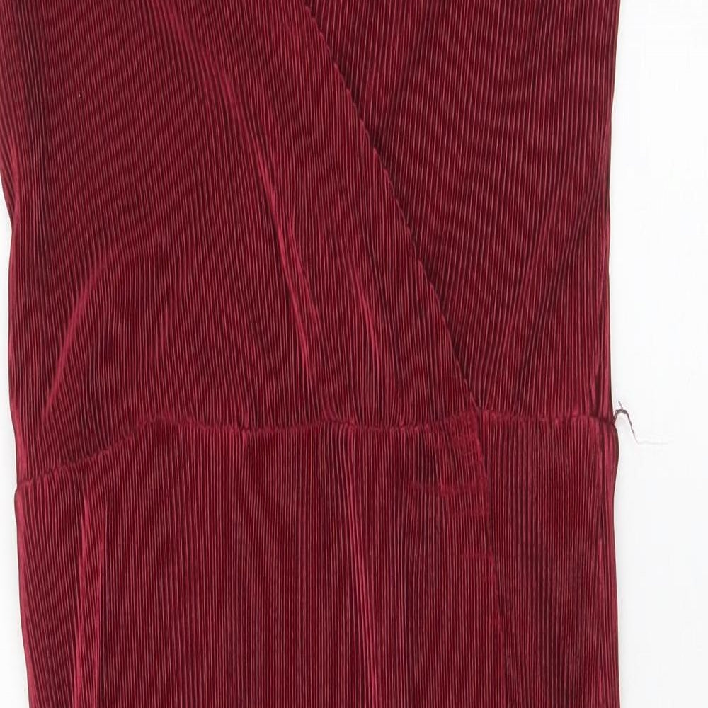 Cameo Rose Womens Purple Polyester Slip Dress Size 6 V-Neck