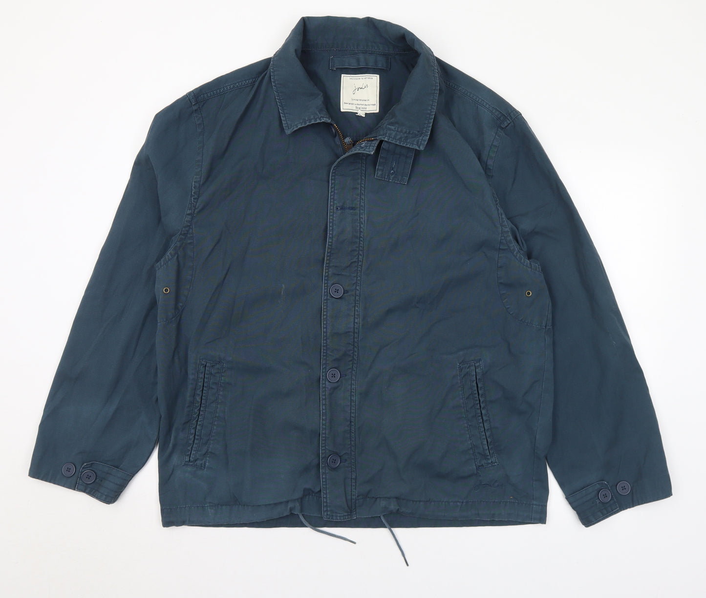 Joules Mens Blue Jacket Coat Size L