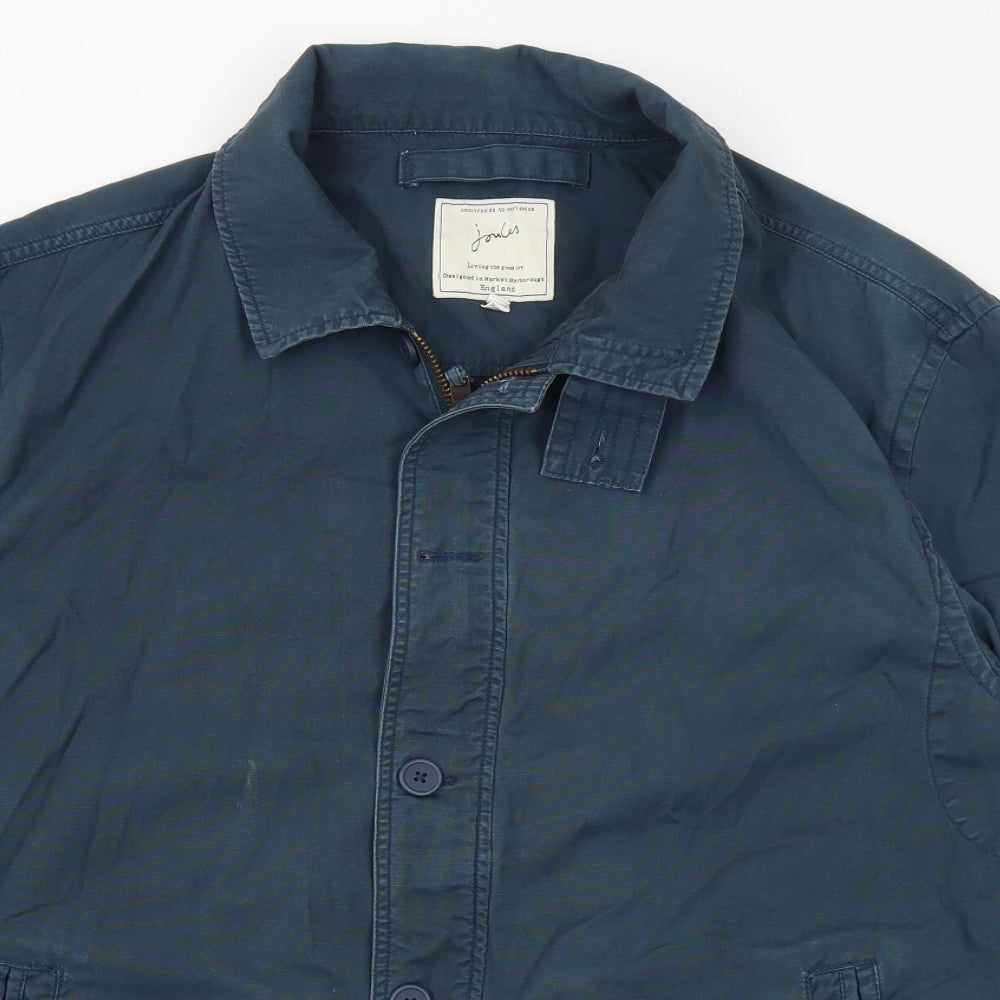 Joules Mens Blue Jacket Coat Size L