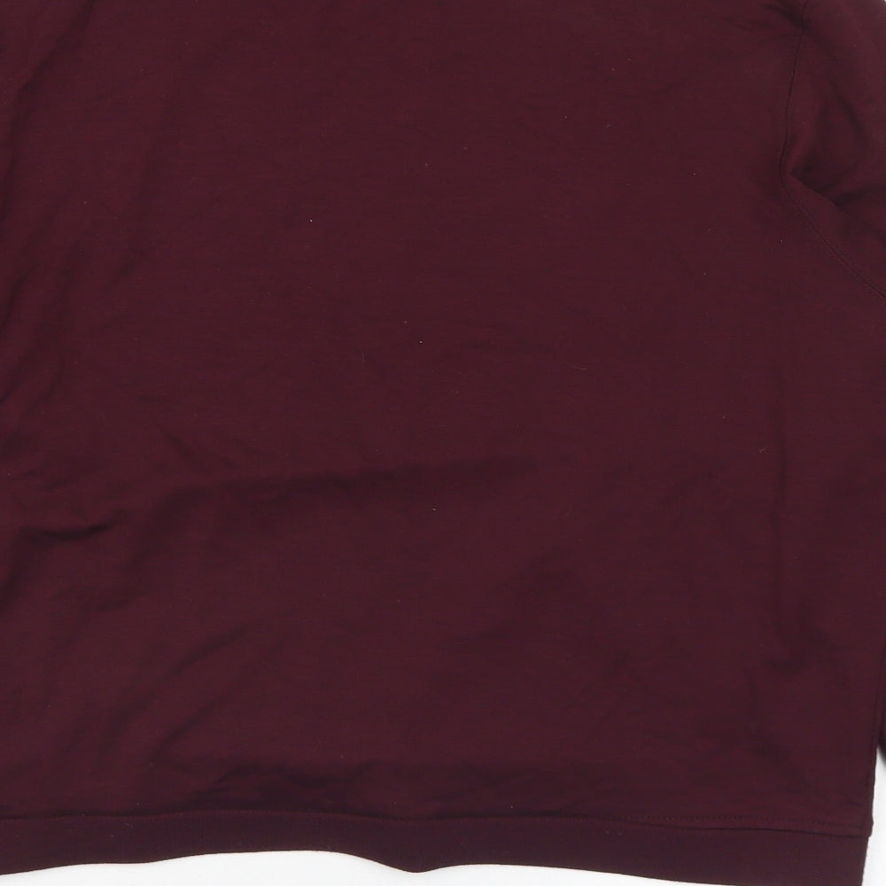 F&F Womens Purple Viscose Pullover Sweatshirt Size 8