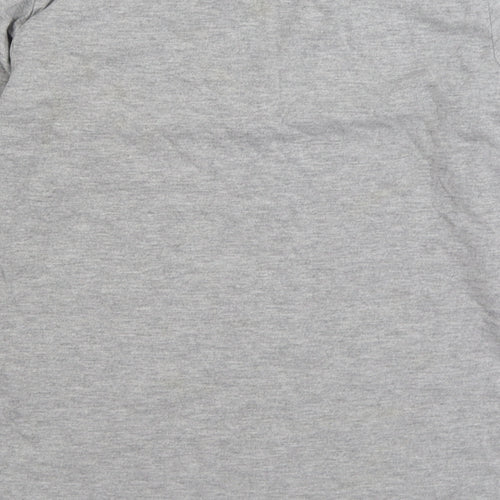 Superior Boys Grey Cotton Basic T-Shirt Size 10 Years Round Neck Pullover
