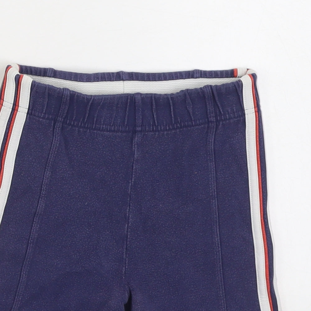 adidas Boys Blue Cotton Sweat Shorts Size 10 Years Regular