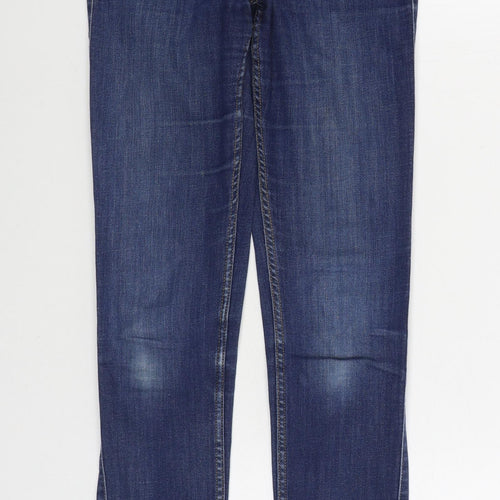 H&M Mens Blue Cotton Skinny Jeans Size 29 in L32 in Regular Zip