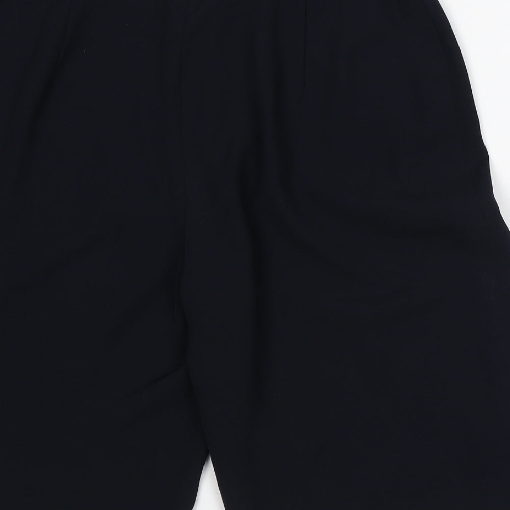 GARDEUR Womens Black Polyester Bermuda Shorts Size 10 L12 in Regular