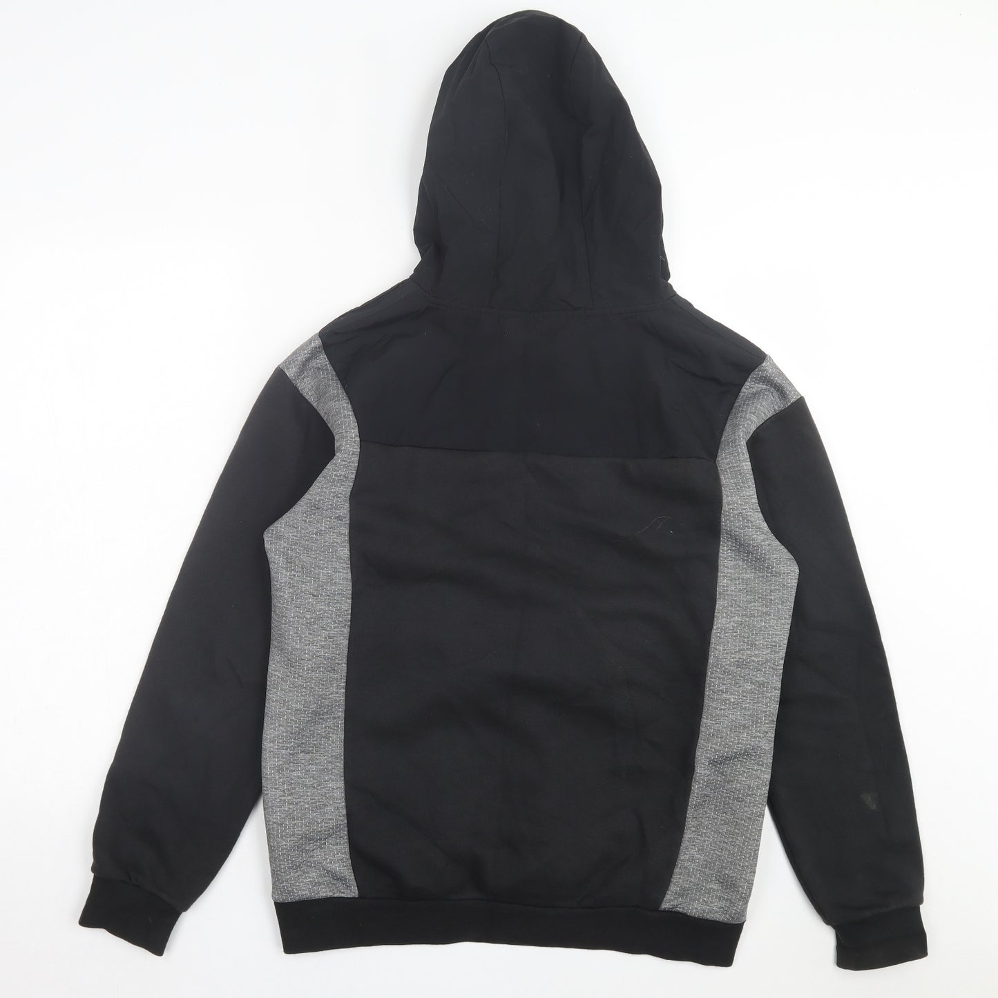 adidas Mens Black Cotton Pullover Hoodie Size M
