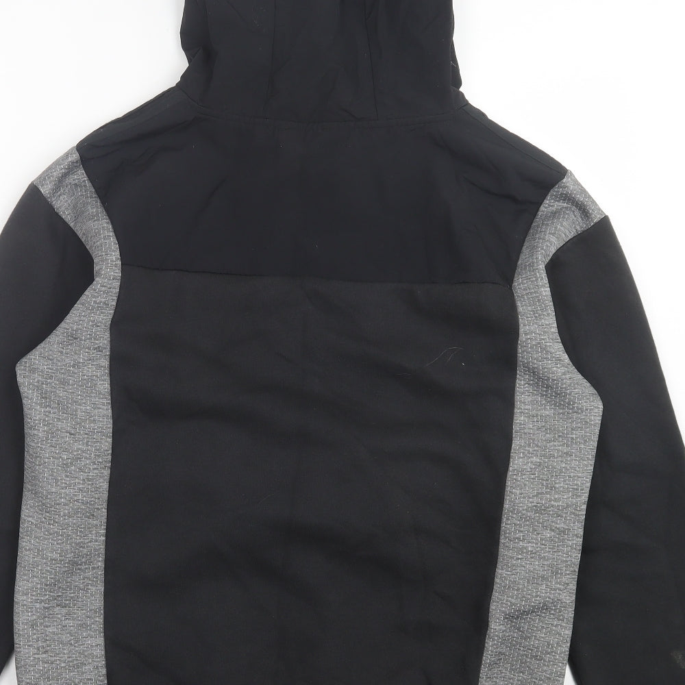 adidas Mens Black Cotton Pullover Hoodie Size M