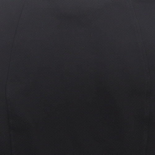 Topshop Womens Black Polyester A-Line Skirt Size 6