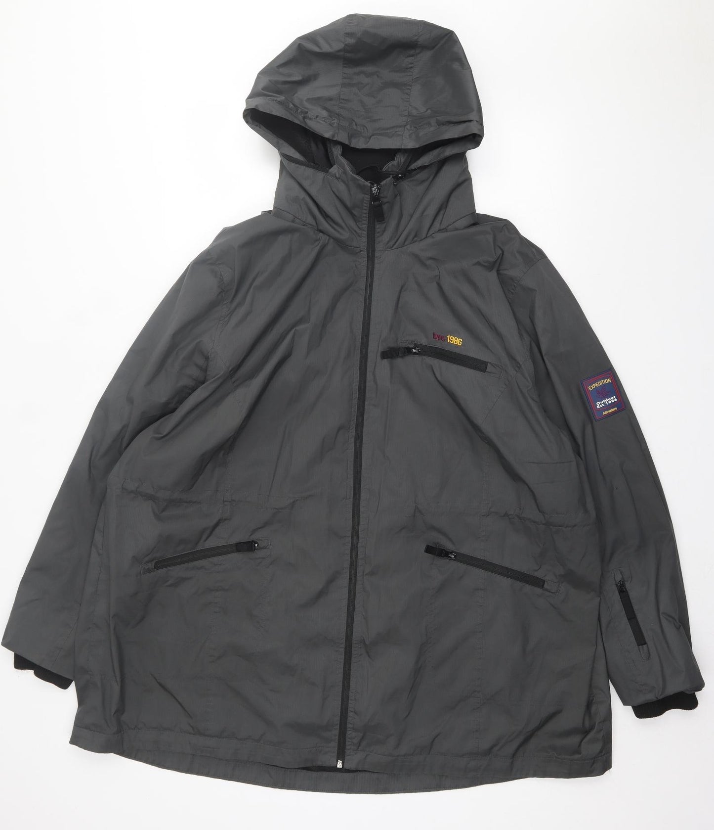 BPC Womens Grey Jacket Coat Size 30 Zip