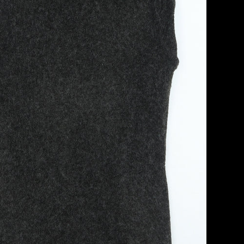 Klass Womens Grey High Neck Polyester Pullover Jumper Size M